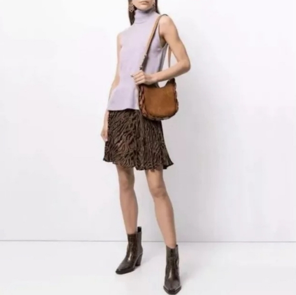 $350 Veronica beard Lilac Noor Turtleneck sweater %100 Cashmere - Picture 5 of 8